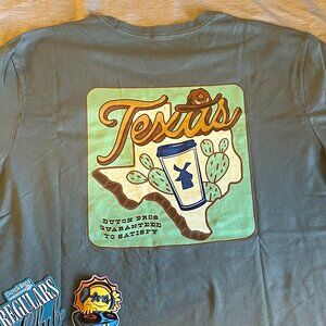 Dutch Bros Texas Tee - 100% Cotton - X-Large
